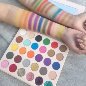 Multi Colors Eyeshadow Private Label Cosmetics High Pigment Makeup Eye Shadow Palette