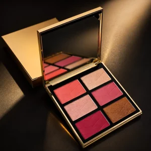 Multi functional Face Palette 6 Colors Blush Highlighter Eyeshadow High Pigment Long Lasting Smudge Proof Face Makeup