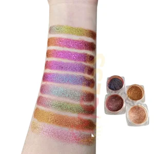 Multichrome Eyeshadow Chameleon Pigment Color Changing Powder Enchanting Red Pigment