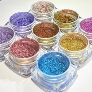 Multichrome Loose Eyeshadow Pigment Diamond Glitter Duochrome Chameleon Aurora Cosmetic