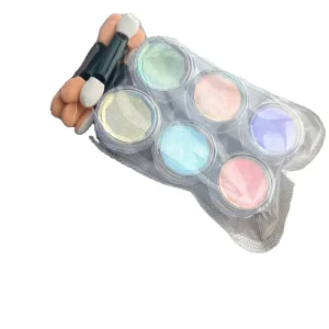 Multicolor Aurora Chameleon Mirror Chrome Powder Holographic Nail Art and Eyeshadow Pigment Cosmetic Grade