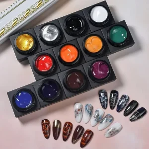MyBeautyNals Liner Art Nail Paint Soak Off Painting Gel Polish Uv Gel Color Nail Polish Set Nail Art Painting Gel