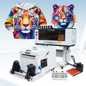 Mycolor A3 Digital DTF Printer 30cm Xp600 I3200 T shirt DTG Printer Powder Dyer Shaking Machine Small DTG Machine T Shirts A4