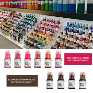 NUOJO ODM Liquid Pmu Pigment Consistent Color for PMU Artists and Beginners 15ml Bottle Permanent Makeup Pigment