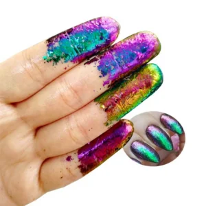 Nail Chameleon Multichrome Glitter Chrome Magic Flakes Pigment