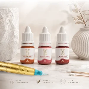 Natural Lip Color Correction Pigment Set for Dark Lips Professional Permanent Makeup Ink YDPMU Micropigmentation