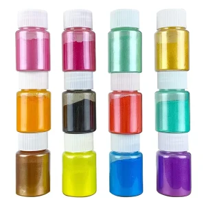 Natural Pearlescent Titanium Mica Powder Soap Iridescent Pearl Pigment for Resin Craft