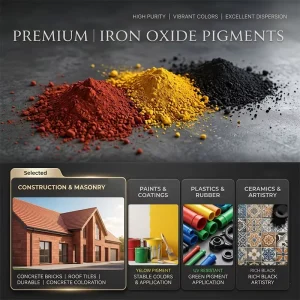 Natural Source Iron Oxide Pigment for Textile Fabric Dyeing High Color Fastness Synthetic Inorganic Powder