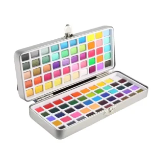 Natural Watercolor Pigment Set with Lightfast Colors
