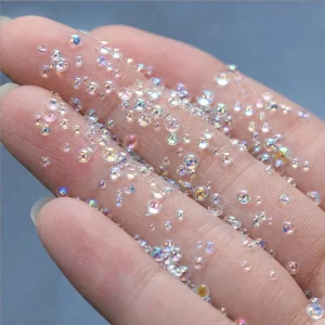 Neon 3D Bubble Chunky Glitter Popular Iridescent Beads For Glass Snow Globe Tumbler Nail Art Decoration