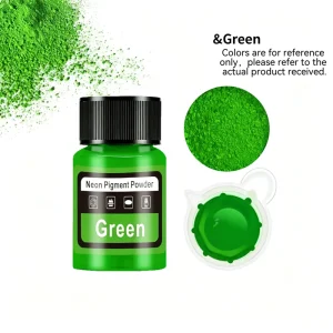Neon Chromium Pigment Powder Fluorescent Dye for Nail Art Epoxy Resin DIY Crafts Soap Making & Leather Pigments