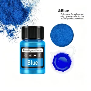 Neon Pigment Powder and Fluorescent Colorant for Epoxy Resin, Soap, Candle, Nail Art, and Cosmetics