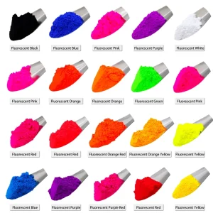 Neon Pigments 30 Colors Luminous Matte Powder for Resin Soap Making Fluorescent Pigment