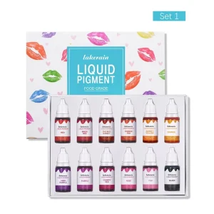 New 24 Colors Diy Lip Goss Base Color Cosmetic Bags Lip Stick Lipgloss Pigment Liquid Pigments Lip Gloss Pigment
