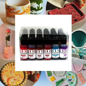 New 24 Colors Water based Color Pigment Cement Plaster Model Color Pigment Gypsum Pigment Dye for DIY Handmade Plaster