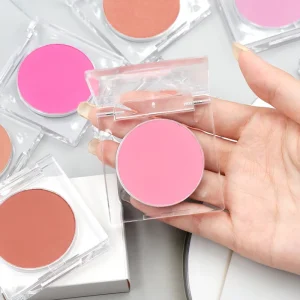 New Arrival Face Makeup Cream Blush Palette High Pigmented Blusher Dewy Lovely Powder Blush Private Label