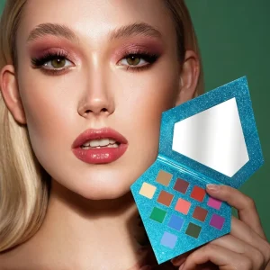 New Arrival Highly Pigmented Eye Shadow Private Label Colorful Pressed Powder Cruelty-Free Eyeshadow Palette for Eye Makeup