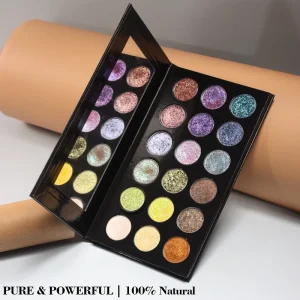 New Arrival Unique High Quality Eyeshadow Palette Duochrome Pressed Glitter Eyeshadow Shiny Eye Shadow Makeup Pallets