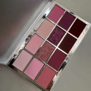 New Coming 12 Color Duochrome Matte Mini Palm Size Square Pans Size Duochrome Color Changing Makeup Cosmetic Eye Shadow Palette