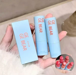 New Fashion Long Lasting High Pigment Monochrome Multi-Purpose Lip Gloss Stick Cosmetic Cheek Blush MSDS