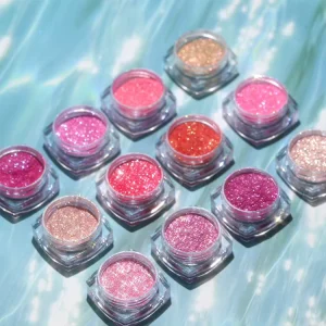 New Pink Fairy Fine Glitter Eyeshadow Sparkling Eye Makeup Private Label Glow Loose Eye Glitter Pigments