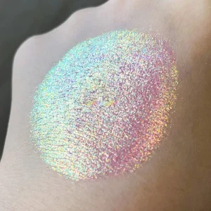New Product Eyeshadow Pigment Candy Aurora pink Sparkle Orange Gold Green Shift Powder