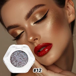 New Shimmer Vegan Individual Chrome Eye Shadow Powder Single Chameleon Eyeshadow Palette for Cosmetic Makeup