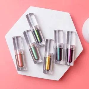 New Trendy 10 Color Crystal Pearlescent Pigment Shiny Neon Chrome Chameleon Liquid Eyeshadow