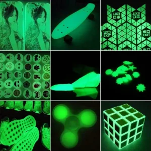 Night Glow Luminous Pigment Powder Color Change Material Fluorescent Powder