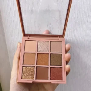 Nine Colors of Eyeshadow Palette Nine-square Grid Matte Pearlescent Fine Glitter Earth Color Daily Versatile Eyeshadow