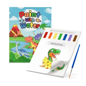 No-Toxic Paint With Water Coloring Book for Toddlers Mess Free Kids Watercolor Painting Activity Kit DIY Arts and Crafts