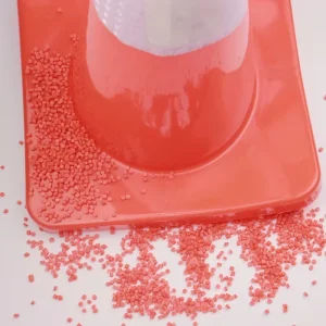Non-Fading Bright Pigmented PVC Granules for Road Safety Warning Traffic Cones