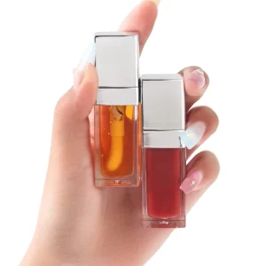 Non-Sticky Fruit Scent Waterproof Collagen Lip Gloss Color Changing Lip Oil for Fuller Lips