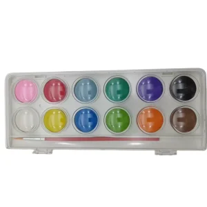 Non-Toxic 12-Color Washable Gouache Watercolor Painting Set