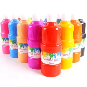 Non-Toxic Fluid Acrylic Paint Colors for Kids