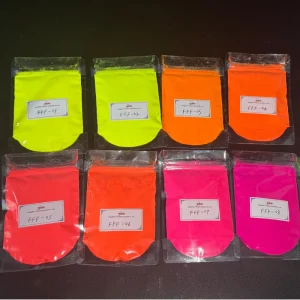 Non Toxic Neon Pigment Powder Fluorescent Powder 10g Bottle of Mica Powder for Epoxy Resin