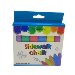 Non-Toxic Square Pointed Sidewalk Chalk for Outdoor Graffiti and School Art