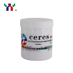 Non Toxic Water Based Screen Printing Thermochromic Ink Golden
