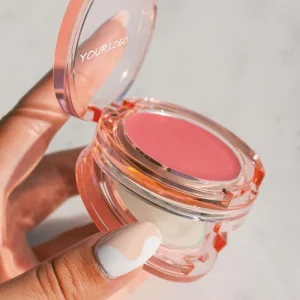 OEM Creamy Powder Blush Palette Shimmer High Pigmented New Face Makeup Eyeshadow Blush Palette Private Label