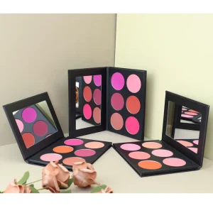OEM Custom Waterproof High Pigment Powder Blush Private Label Long Lasting Makeup Blush Palette