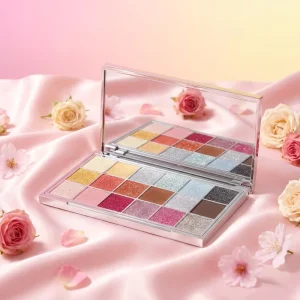 OEM Factory 18-Color Metallic Gloss Oil Control Eyeshadow Palette