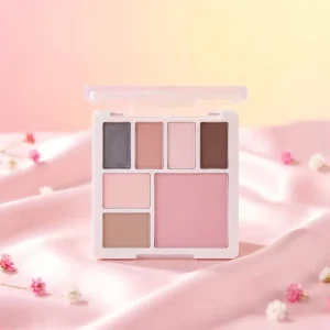 OEM Factory High Quality 7-Color Waterproof Eyeshadow Palette with Blush Integrated Processing Makeup Eyeshadow Palette