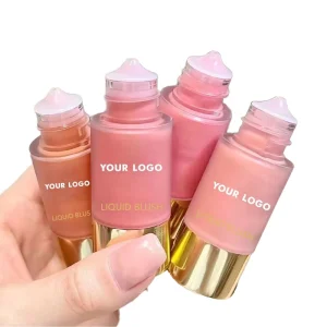 OEM High Pigment Mineral Cream Blush Private Label Cheek Tint Liquid Makeup Face Fair Skin Waterproof Natural Finish