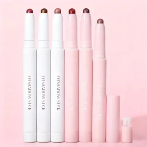 OEM Monochrome Pearlescent Shiny Eyeshadow Stick Long Term Waterproof Various Colors