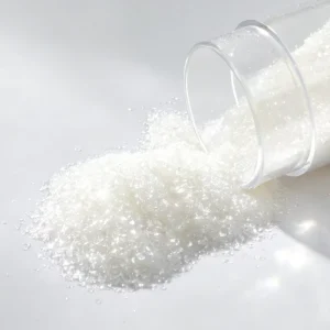 OEM No E171 White No Mica Fine Edible Glitter Flake Powder for Ice Cream and Cake Decoration