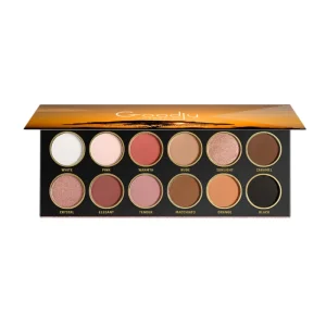 OEM ODM 12 Colors Shimmer High Pigmented Natural Eye Look Pink Brown High Metallic Eyeshadow Makeup Palette