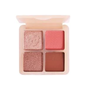 OEM ODM 4 colors eyeshadow palette foundation palette blusher eye glitter pigment makeup artist makeup palettes eye shadow stamp
