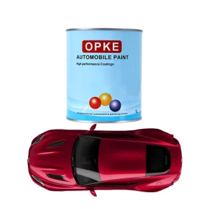 OPKE 1k Creative DIY 3D Crystal Metallic Epoxy Red Long Lasting High Level Coverage Car Boat Paint Liquid Coating Spray