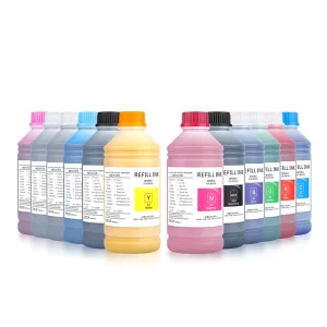 Ocbestjet 1000 Ml Universal Professional 12 Screen Printing Refill Pigment Ink for Canon Pro 1000 Pfi 1000 Printer