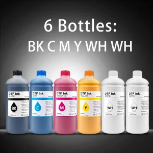 Ocbestjet 1000ML 4 Color CMYK WH High Quality Dtf Ink in Lebanon for EPSON Xp600 Printer